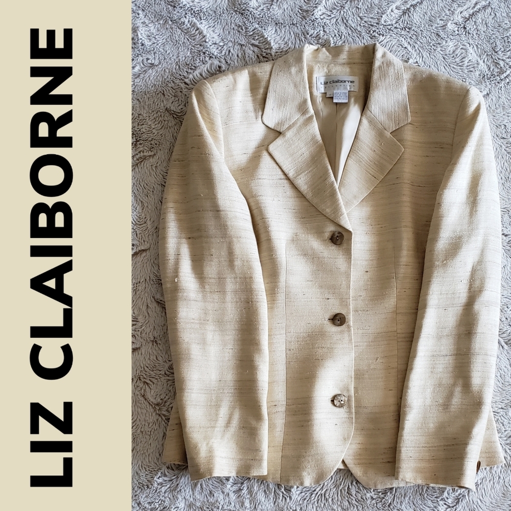 Vintage Silk Fitted Jacket